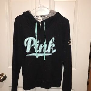 Victoria Secret PINK half zip sweatshirt